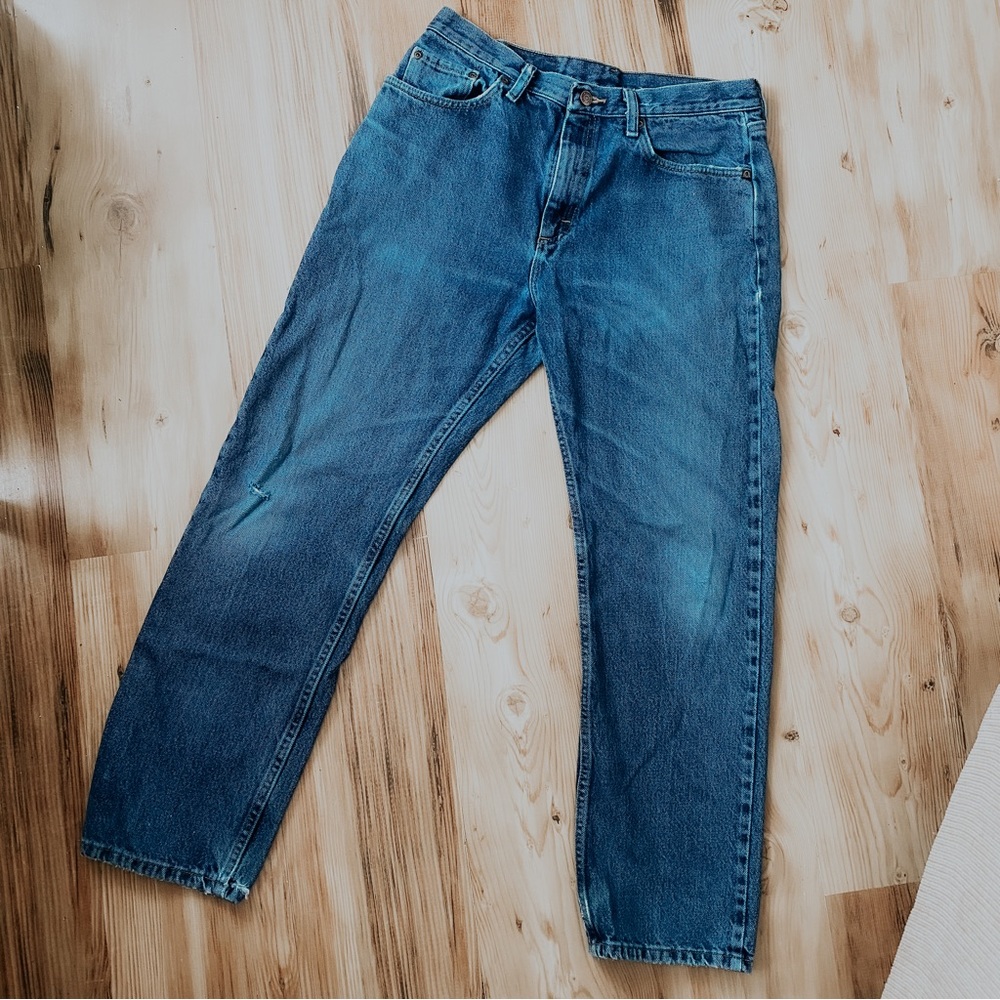 Wrangler Premium relaxed fit blue jeans 100% cotton 33 x 30